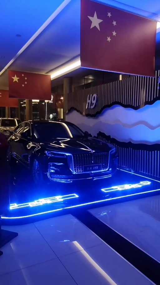 红旗h9夜间天使之翼迎宾灯怎么样?