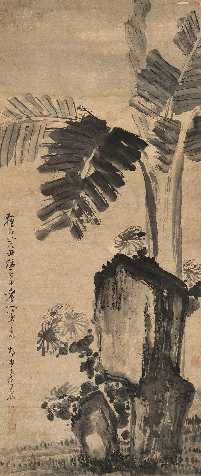 多幅名家芭蕉图,寓意事业兴旺与家业繁盛