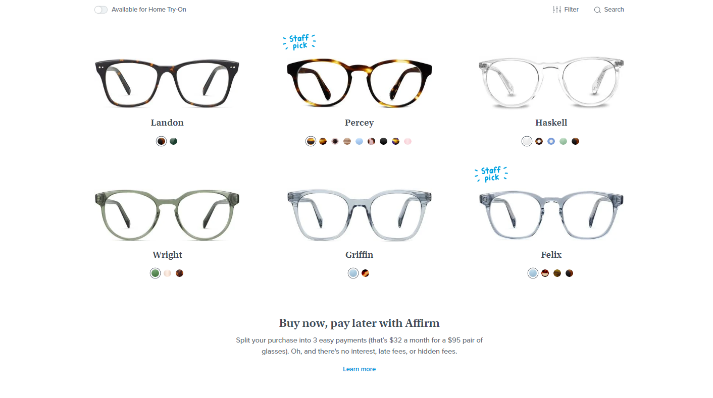 美国眼镜电商「warby parker」再获245亿美元融资,估值达30亿美元