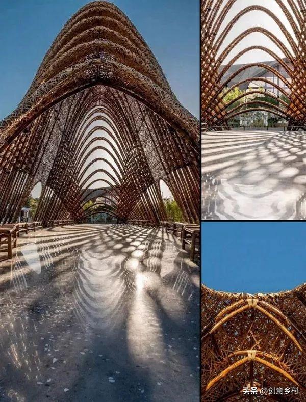 10个"漂浮"在水上的休闲亭子,水天相接,创意十足