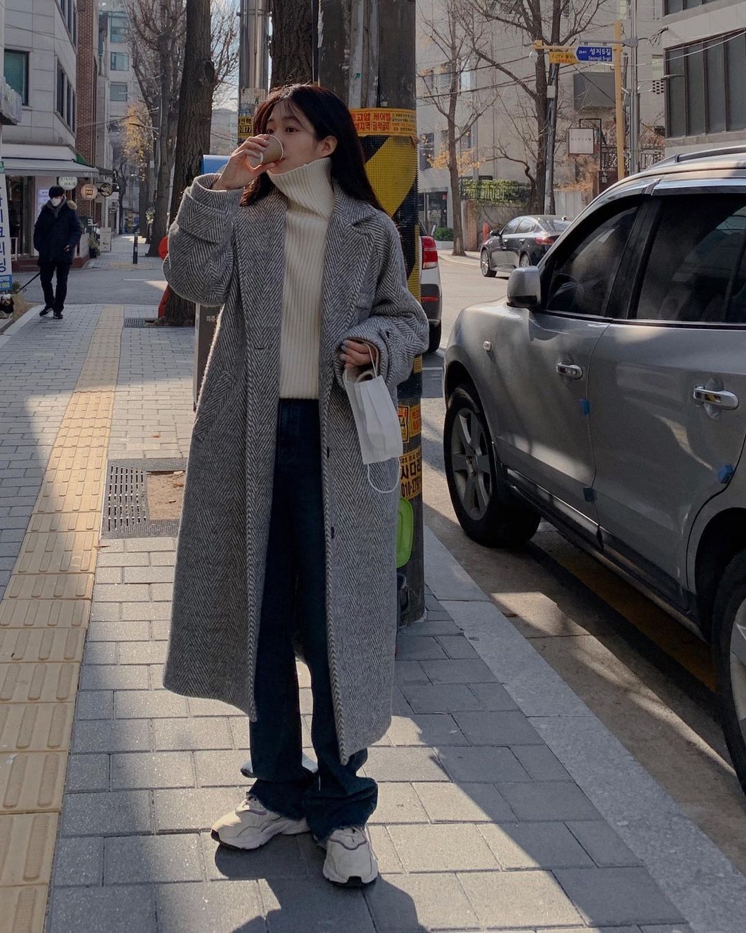 韩国街拍穿搭2020秋冬图片