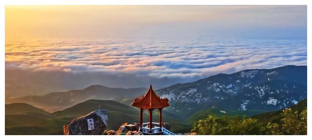 山東沂山風景區景色優美,門票不到百塊,就在