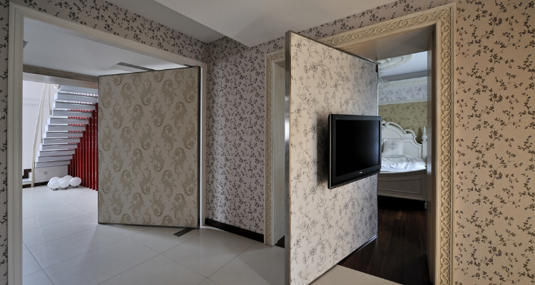 两个卧室门并排着怎么装修