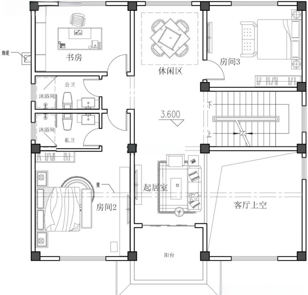 多款三开间别墅自建房设计图纸,打造独特建筑风格