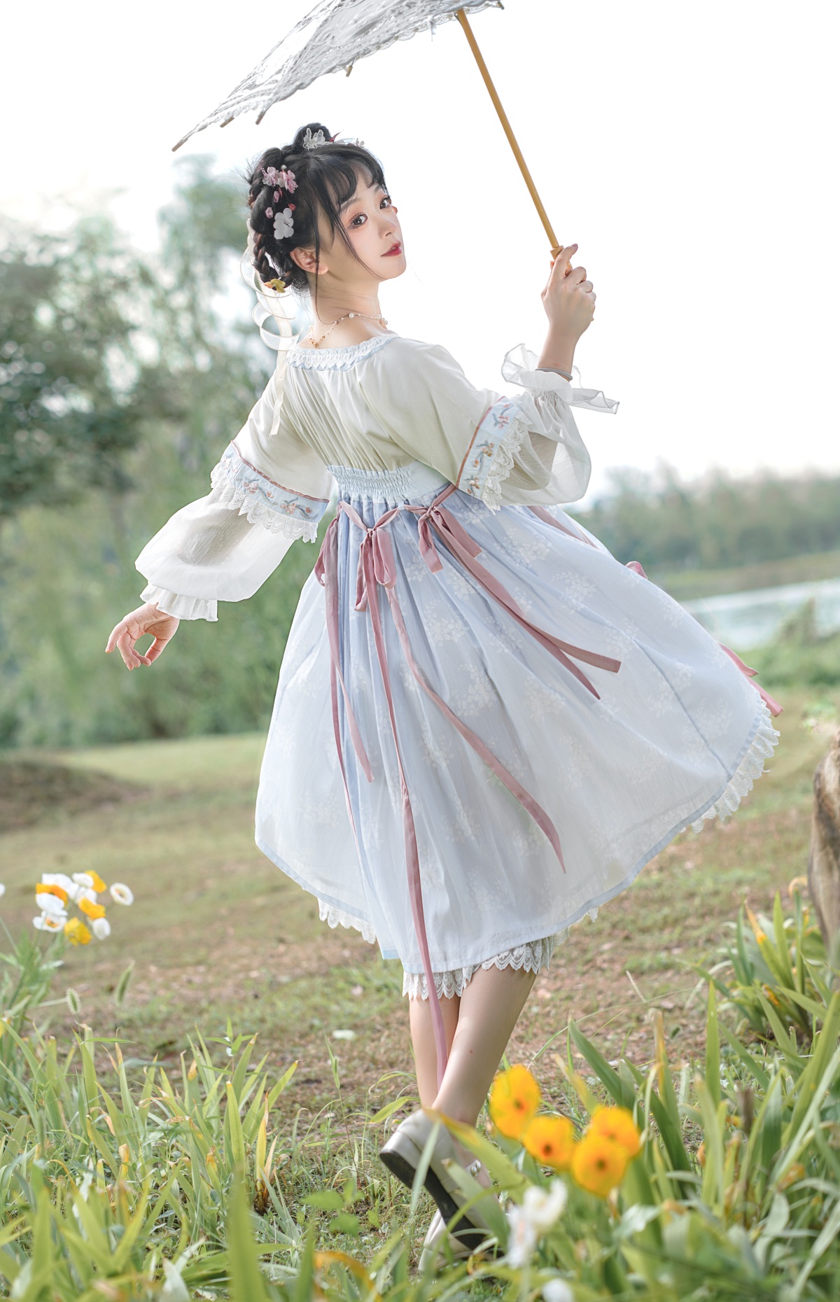 绾绾汉元素齐胸襦裙中国风汉服小姐姐