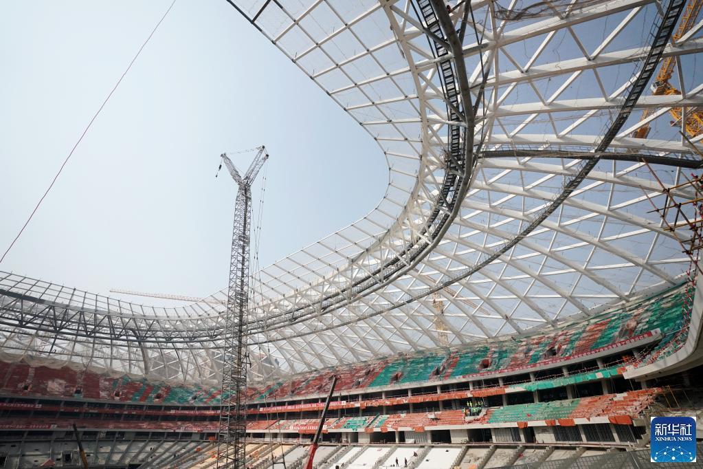 北京工人体育场改造复建项目钢结构施工顺利完成