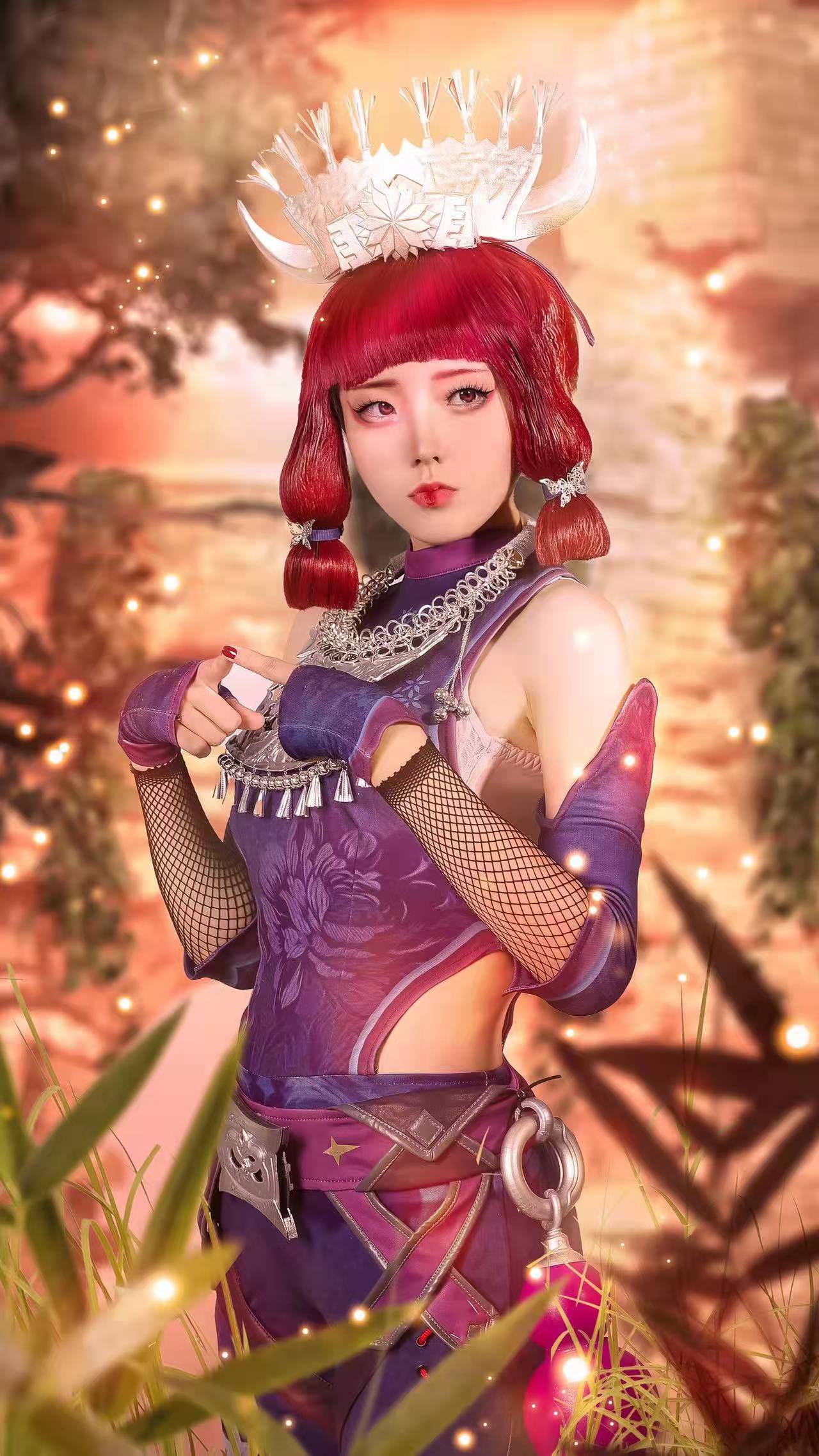 《画江湖之不良人》蚩梦cos,很有画面感,眼神也特别的有感觉