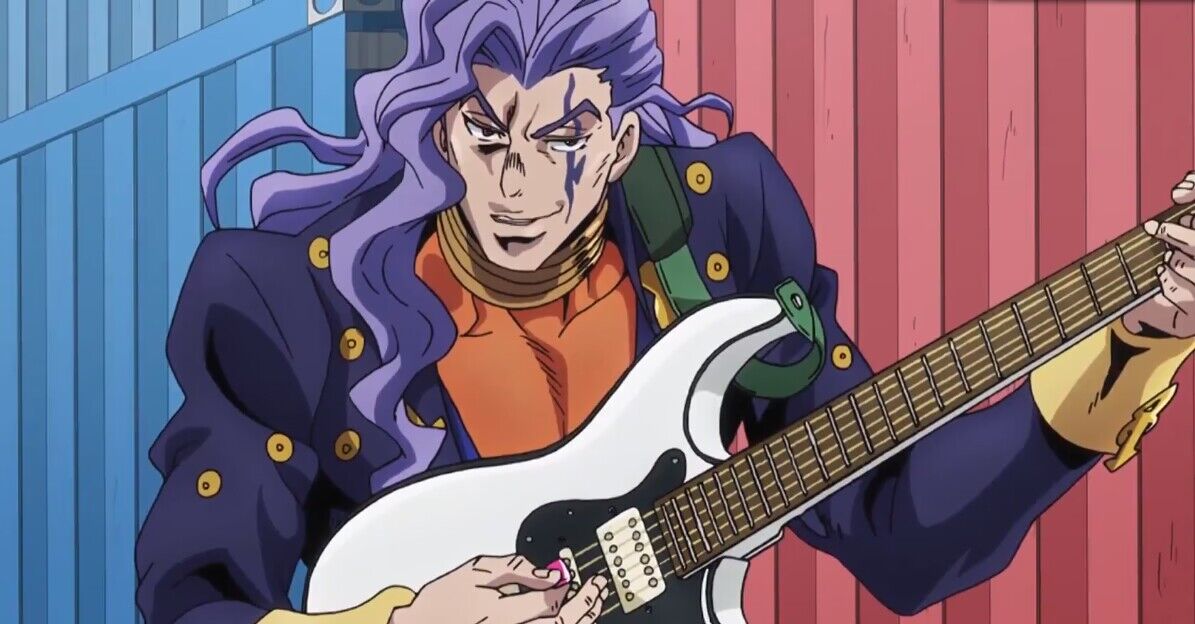 jojo:音石明——辛红辣椒,顺着电线来打你!