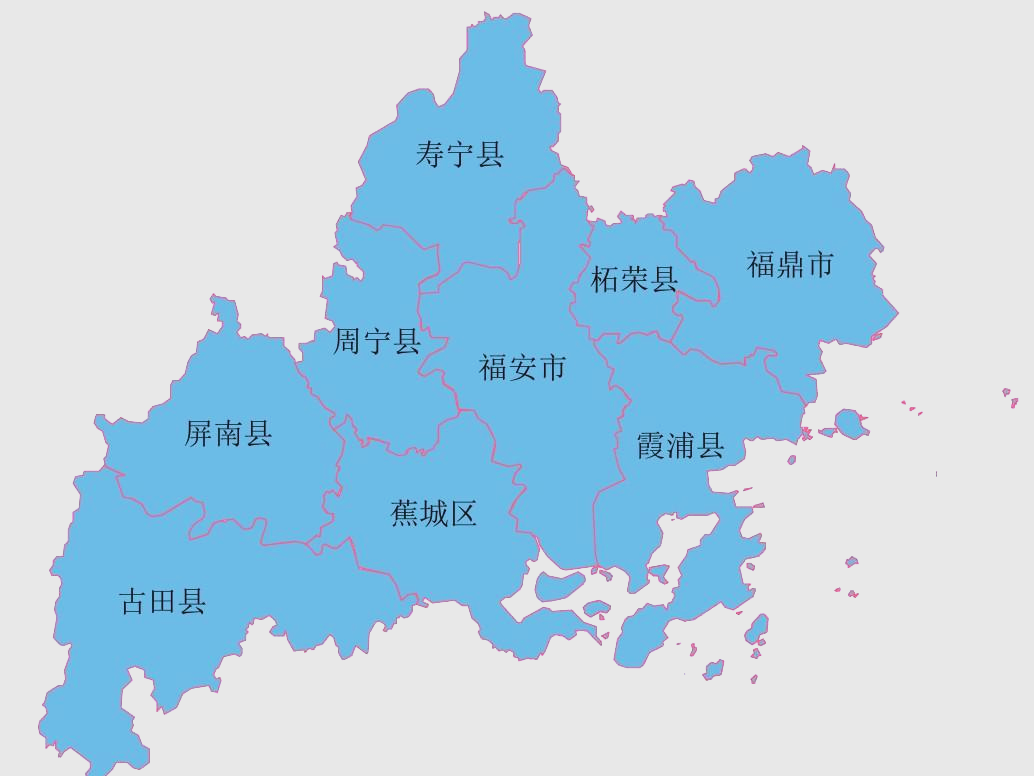 宁德市众多旅游景点福建