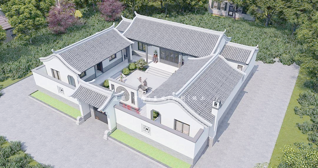 多款中式三合院别墅,展现中华传统文化的独特魅力