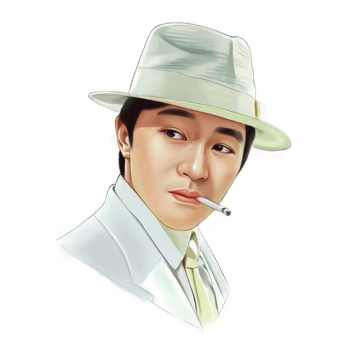 戴耳机的男生头像动漫,红色微信头像男个性