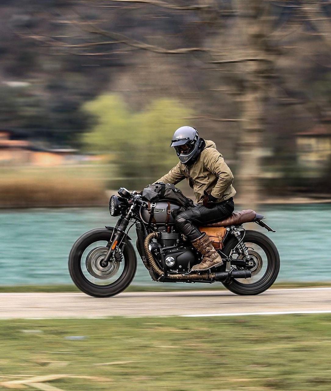 复古机车#复古机车穿搭#复古越野#凯旋t120#高金1200