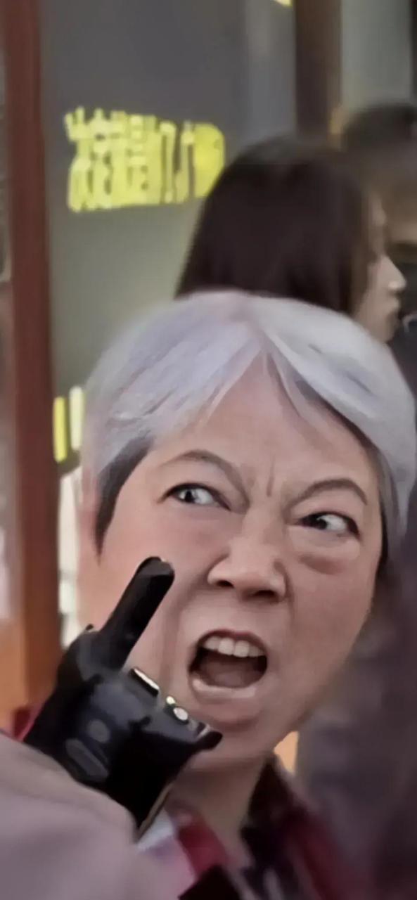 广大网友太有才了,这对母女插队咆哮狰狞的面容火遍全网后,霸气侧漏的