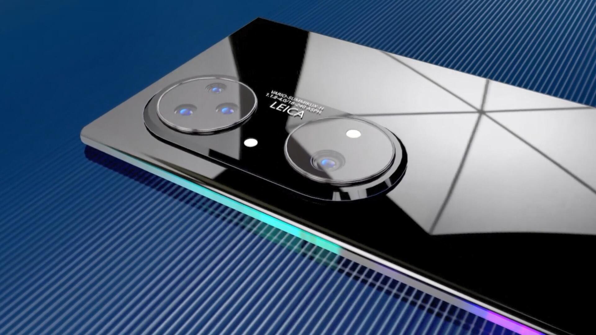 华为mate50pro概念机:双环四摄 瀑布屏环绕,网友:还是华为豪横