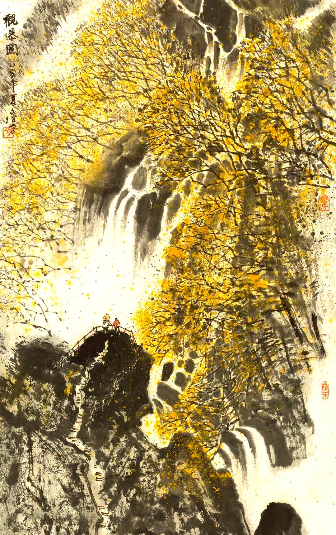 画家李文信的山水画:巴山蜀水的恬静与野山杂树的充实之美