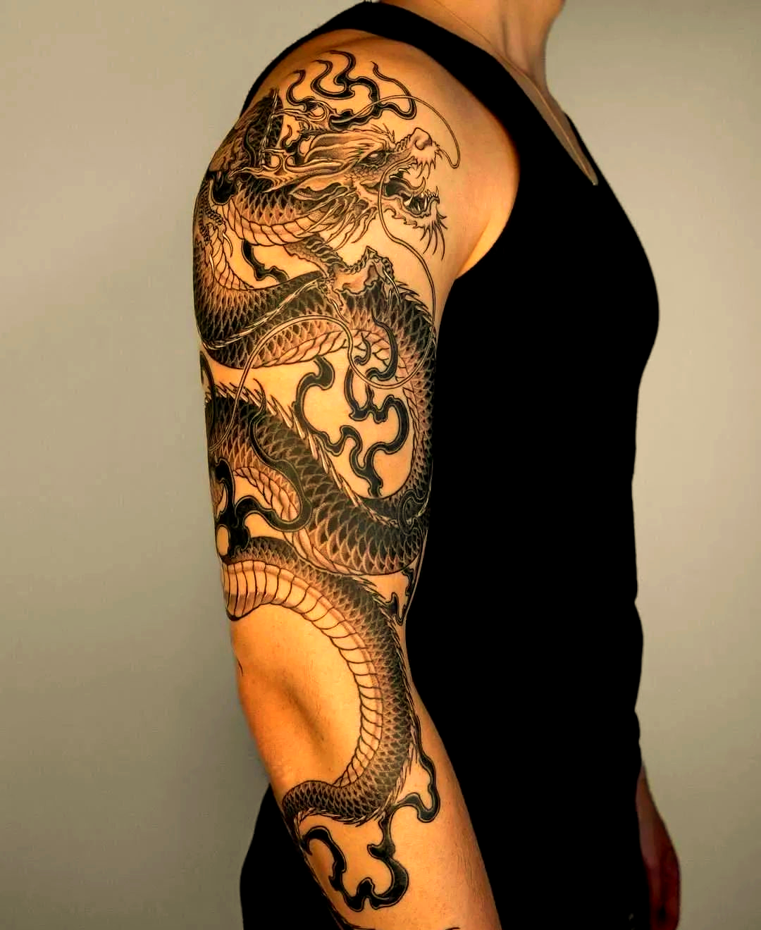 探索龙纹身的艺术:个性表达与深刻寓意