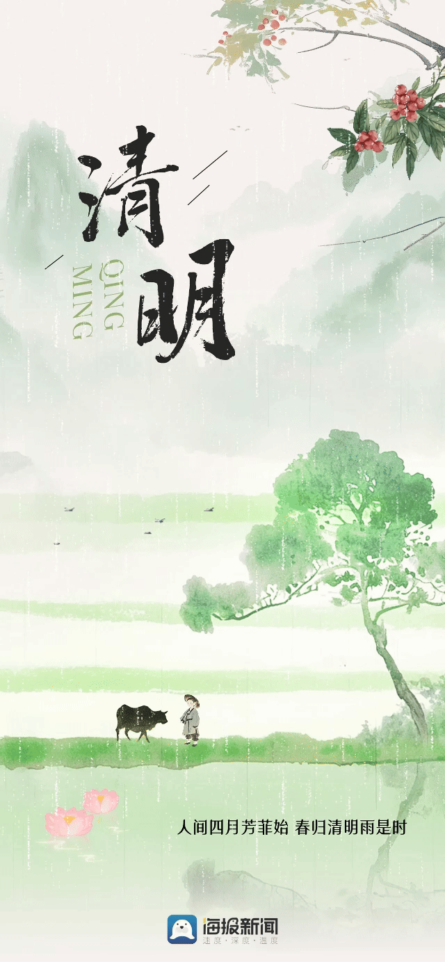 GIF組圖｜燕子來時新社，梨花落后清明-有駕