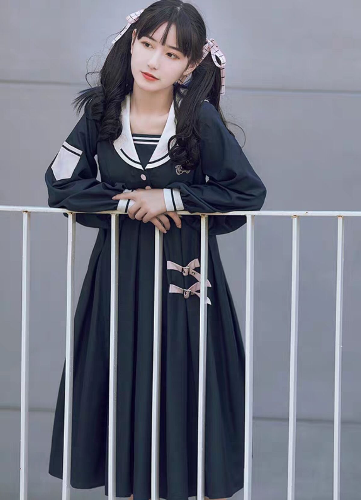 lo娘把洛丽塔做成"校服",简约又耐看,圈外人也爱了