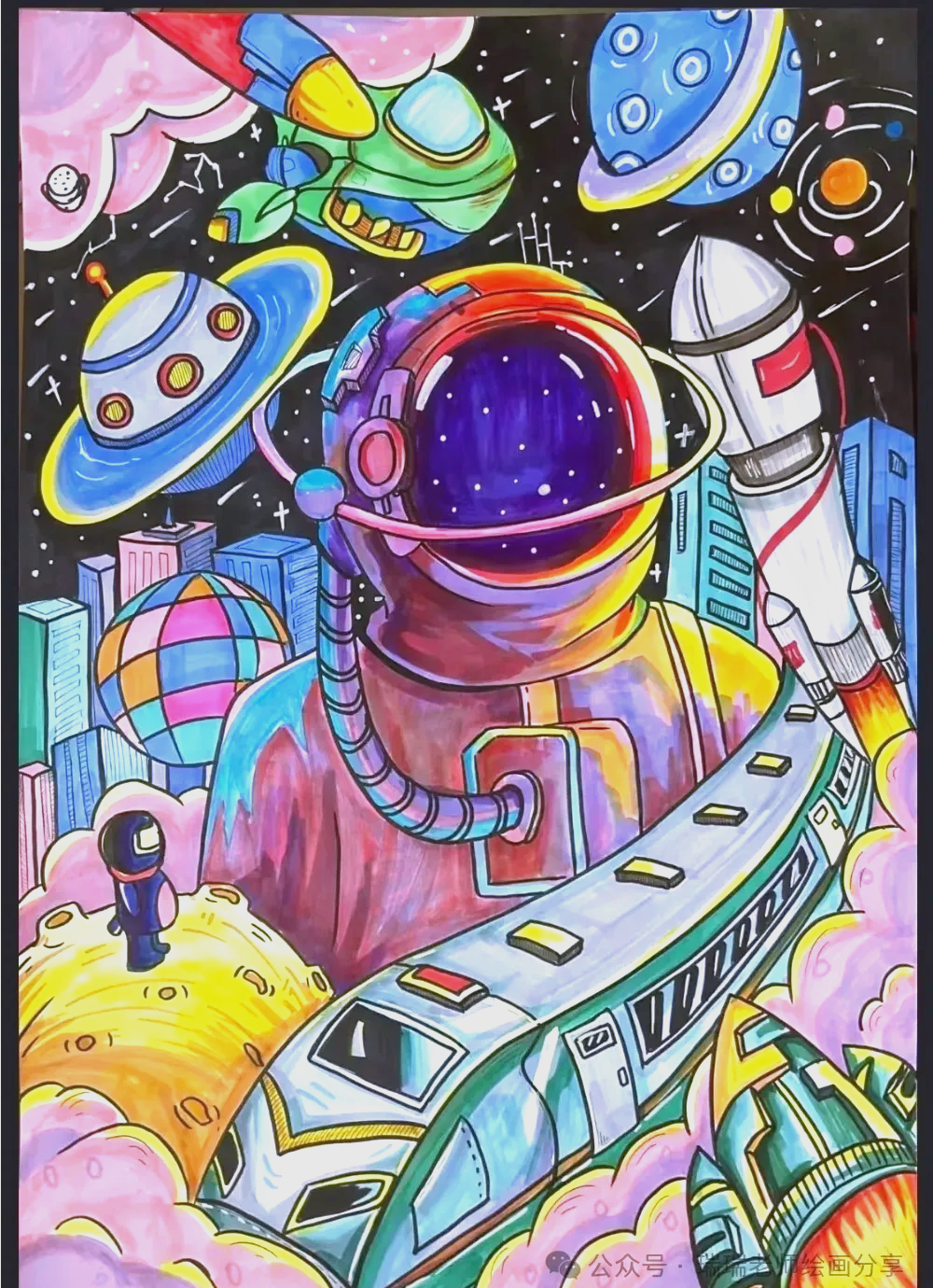 探索航天科技:精选绘画作品呈现人类对宇宙的独特追求