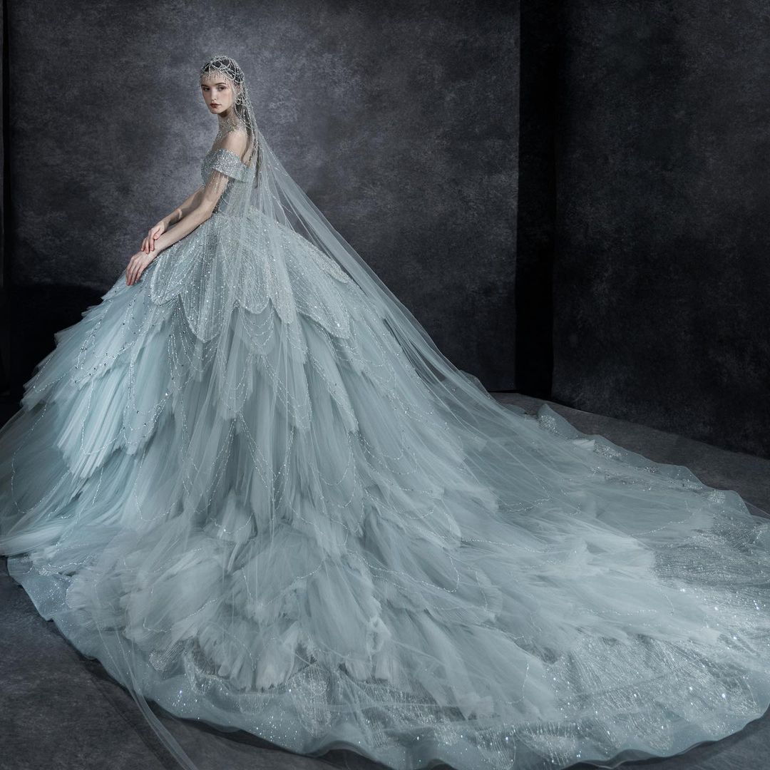 the atelier古典高定婚纱,维多利亚时期的情诗,皇室贵族的浪漫