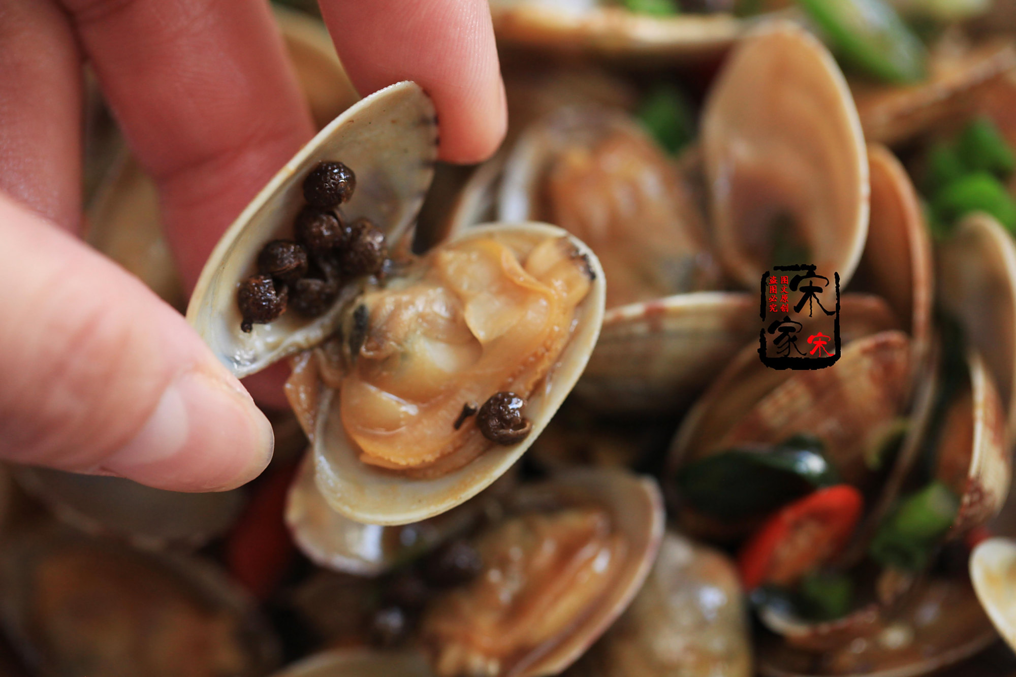 蛤蜊饱满多汁的做法,10元成本炒1盆,便宜味道好,适合年夜饭!