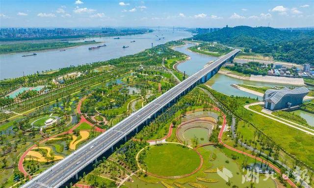 鄂州樊口江滩公园建成