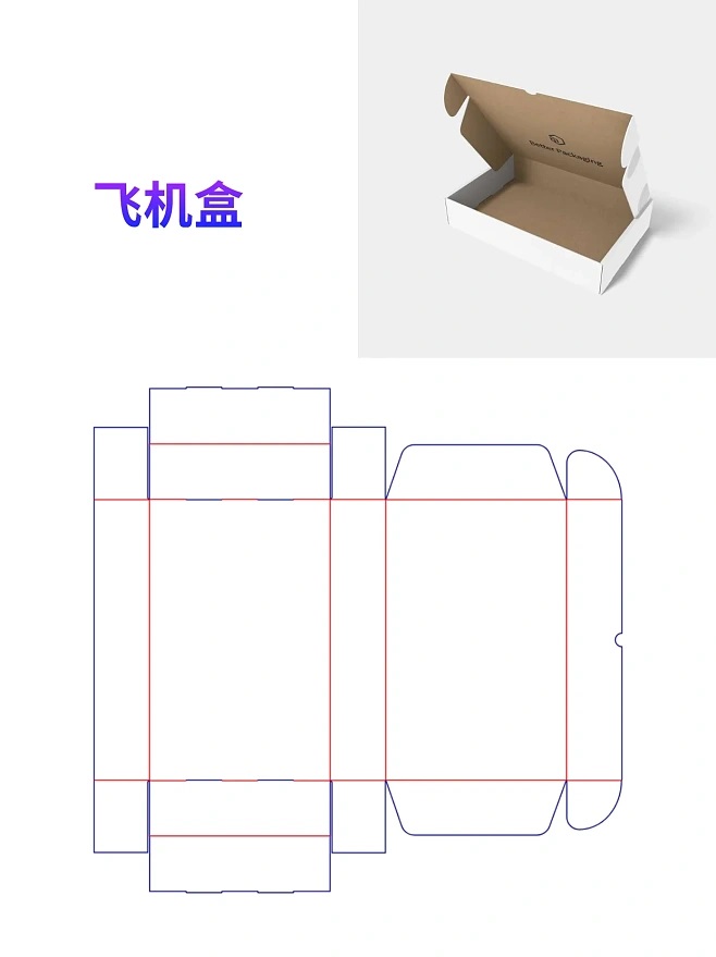 一次看个够实用的包装盒型的展开图