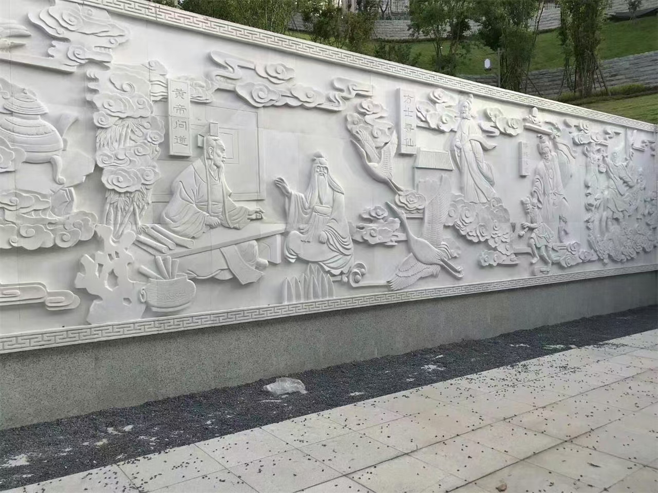 石材浮雕文化墙成为了一种建筑装饰(多图欣赏)