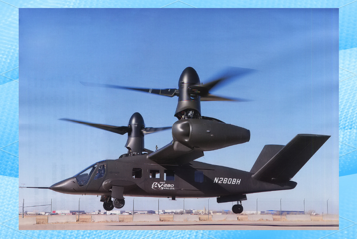 前部螺旋桨轴进行偏转,而并非如v