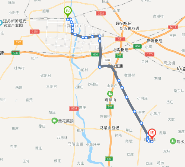 新沂市公交车路线图图片