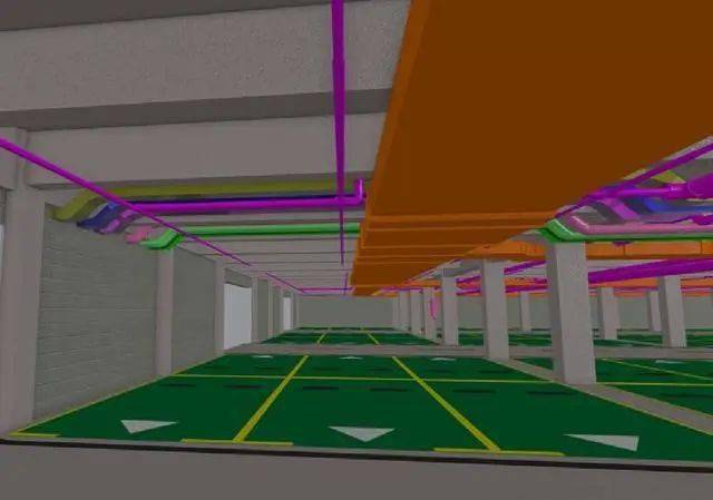 车位图纸871车位顶上进风管对车子有影响吗?