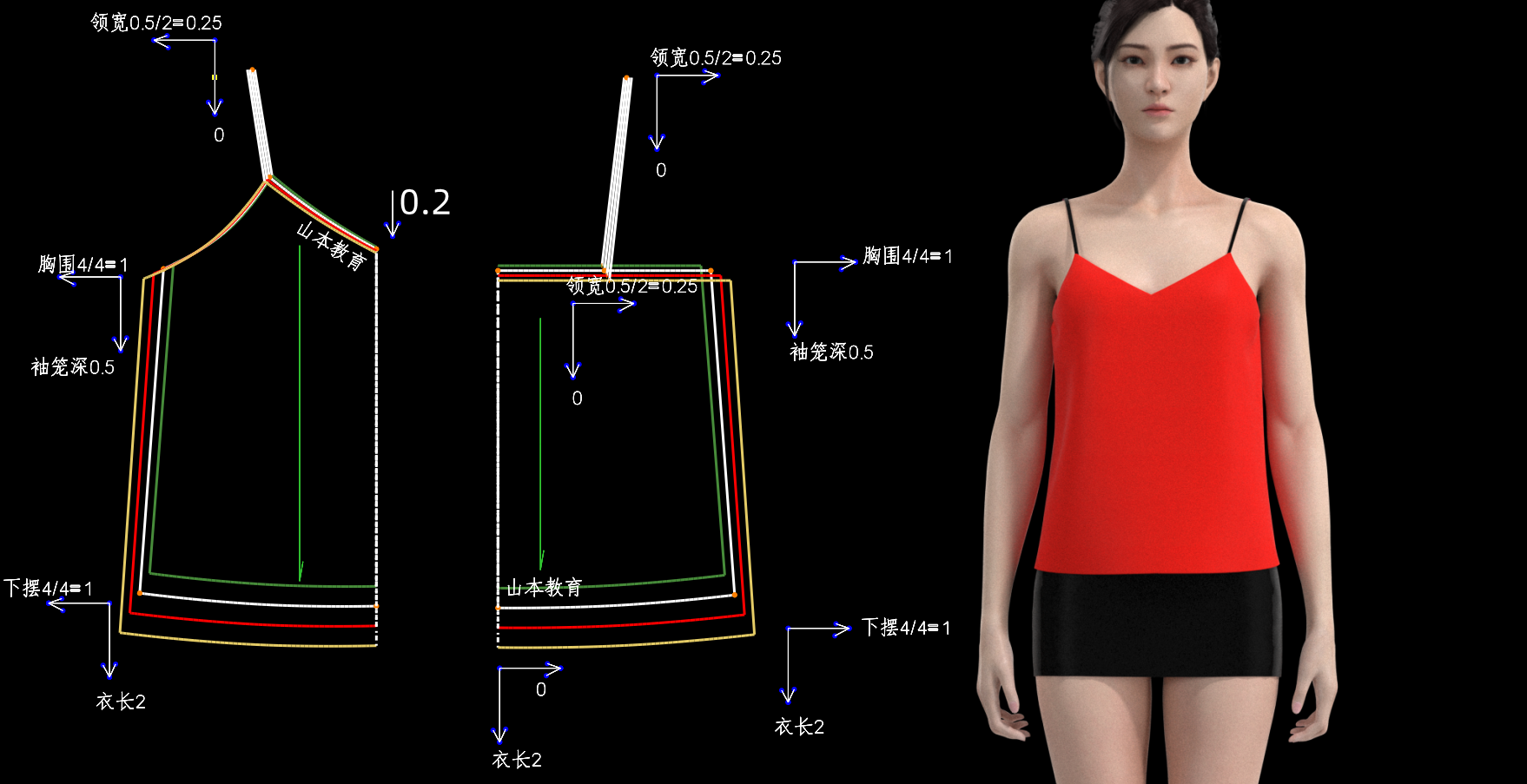 服装推板正确手法图片图片