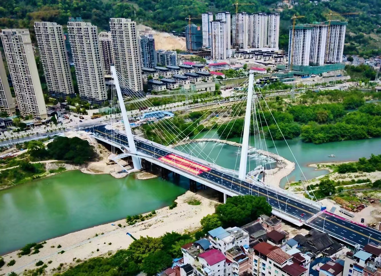 福建福安栖云桥建成通车