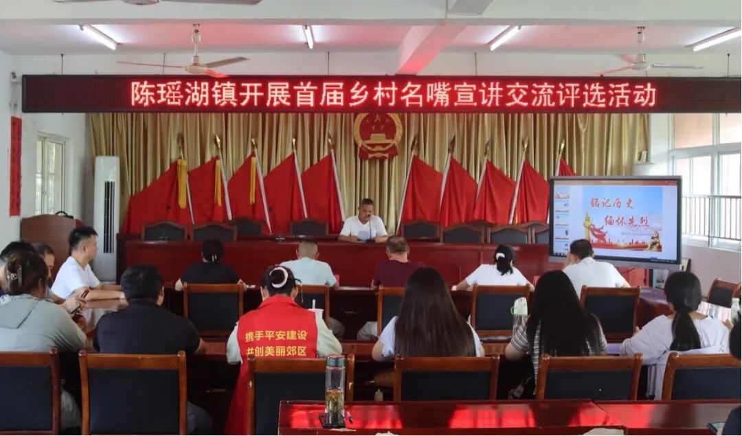 郊区陈瑶湖镇举办"乡村名嘴"宣讲交流评选活动