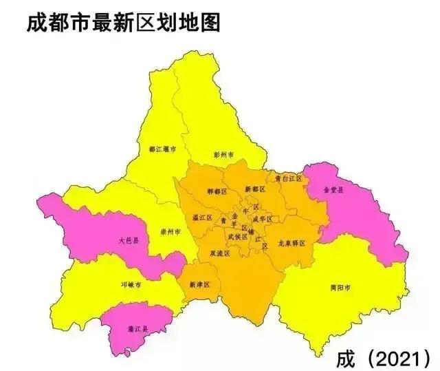 成都高新区行政地图图片