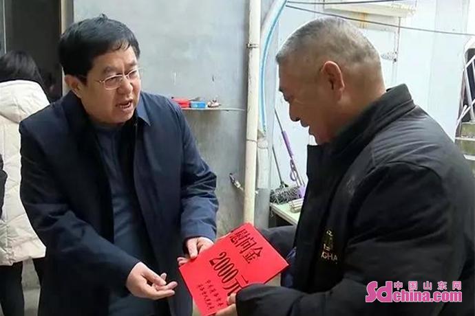 郭保存到菏泽高新区马岭岗镇走访慰问