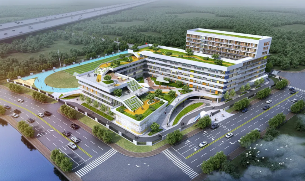 同声第一中学建筑设计效果图