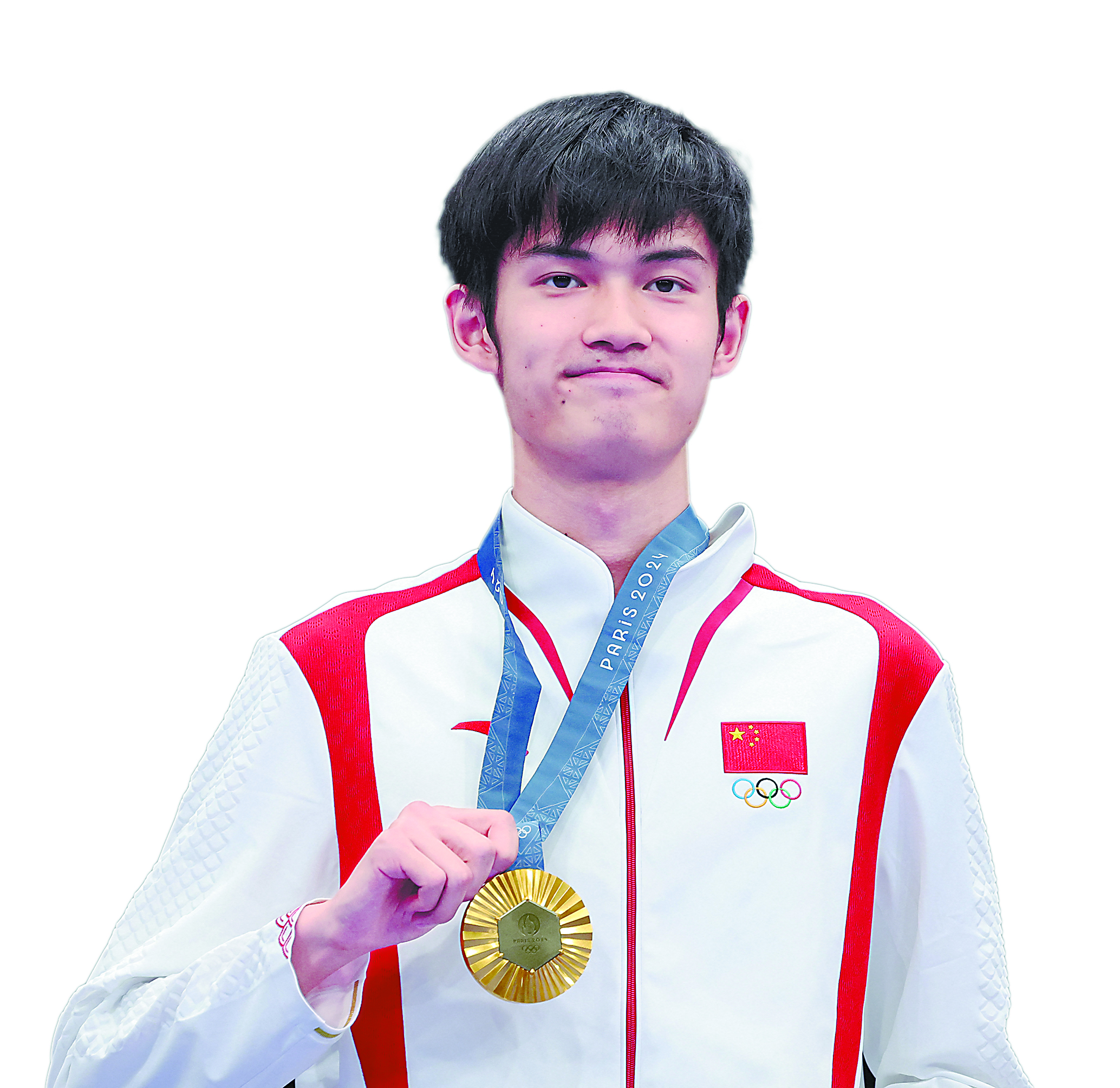 破奥运纪录夺冠!中国小将盛李豪成巴黎奥运会首个"双金王"