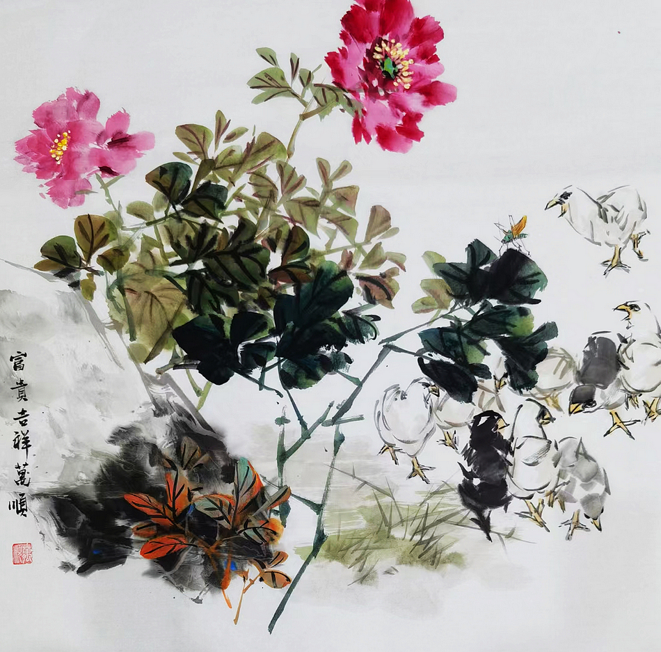 天水著名画家赵万顺创作百幅佳作献礼党的二十大(组图)