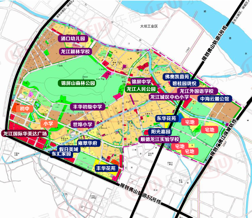 3轨道规划!龙江锦屏山森林公园周边规划出炉