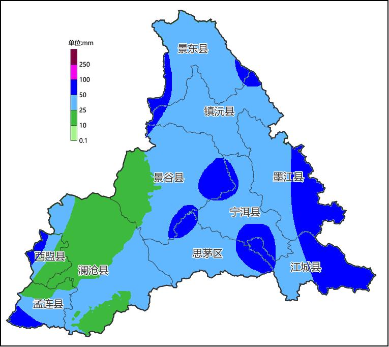 普洱市发布重要天气预报
