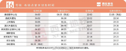 16號線一期,2號線二期西安地鐵兩條新線路同時開通