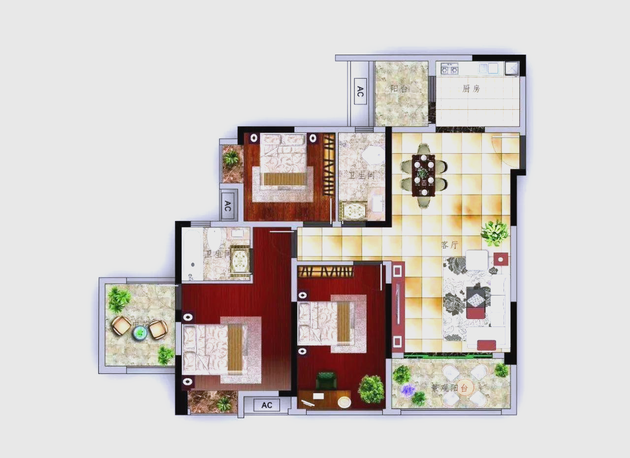 揭秘锦江花园最新户型,总有一款适合你