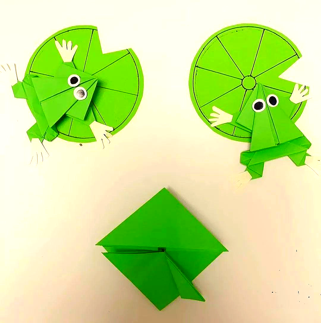 用纸折出一只青蛙,简单易上手