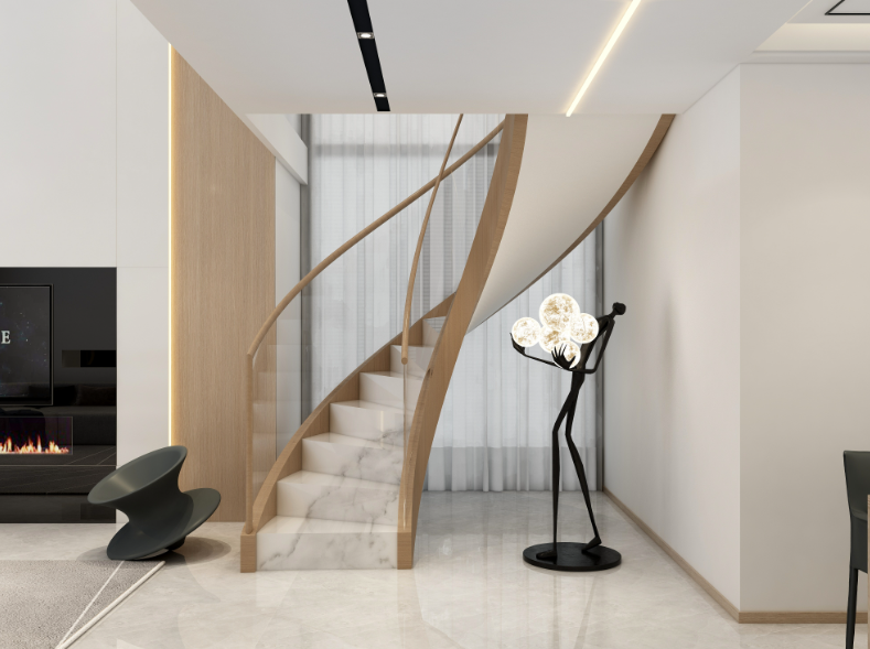 家装楼梯效果图的设计灵感分享