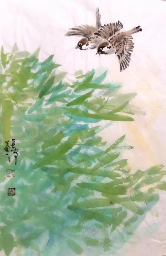 "境"美一夏——陕西著名书画家韩文斌新作赏析