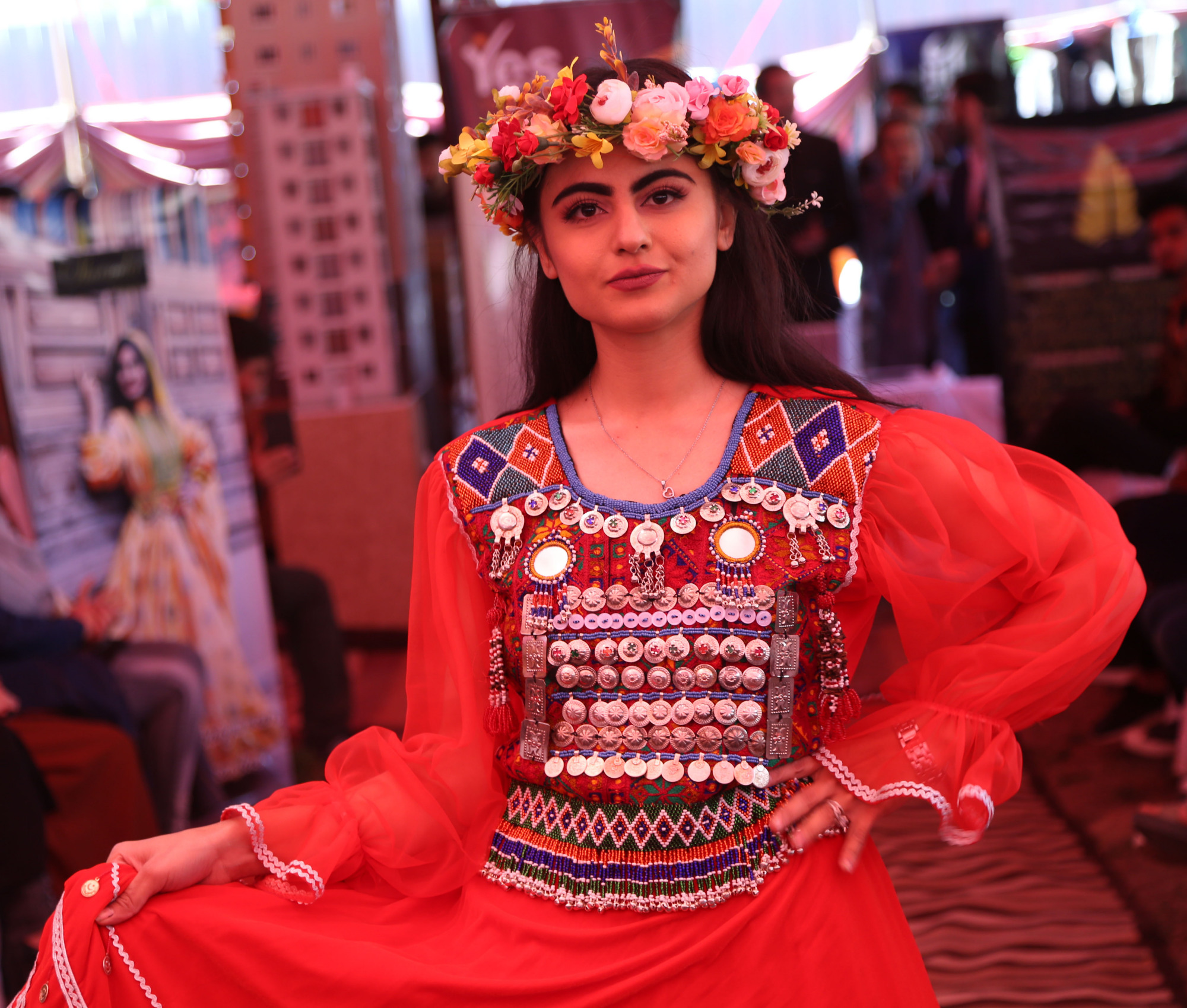 阿富汗:展销会上的服装秀