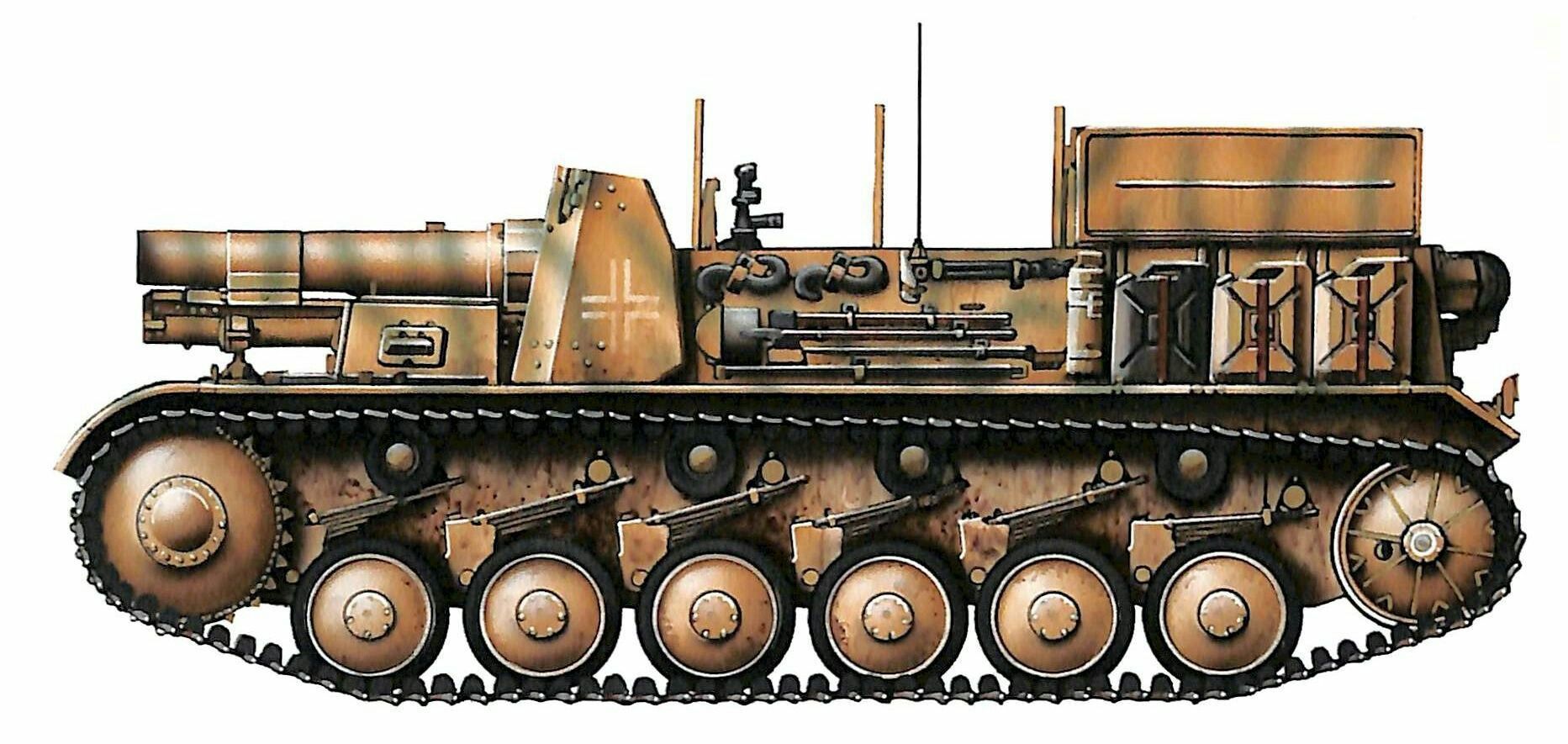 二战德军改良型自行步兵炮 各种问题使服役纪录蒙上污点