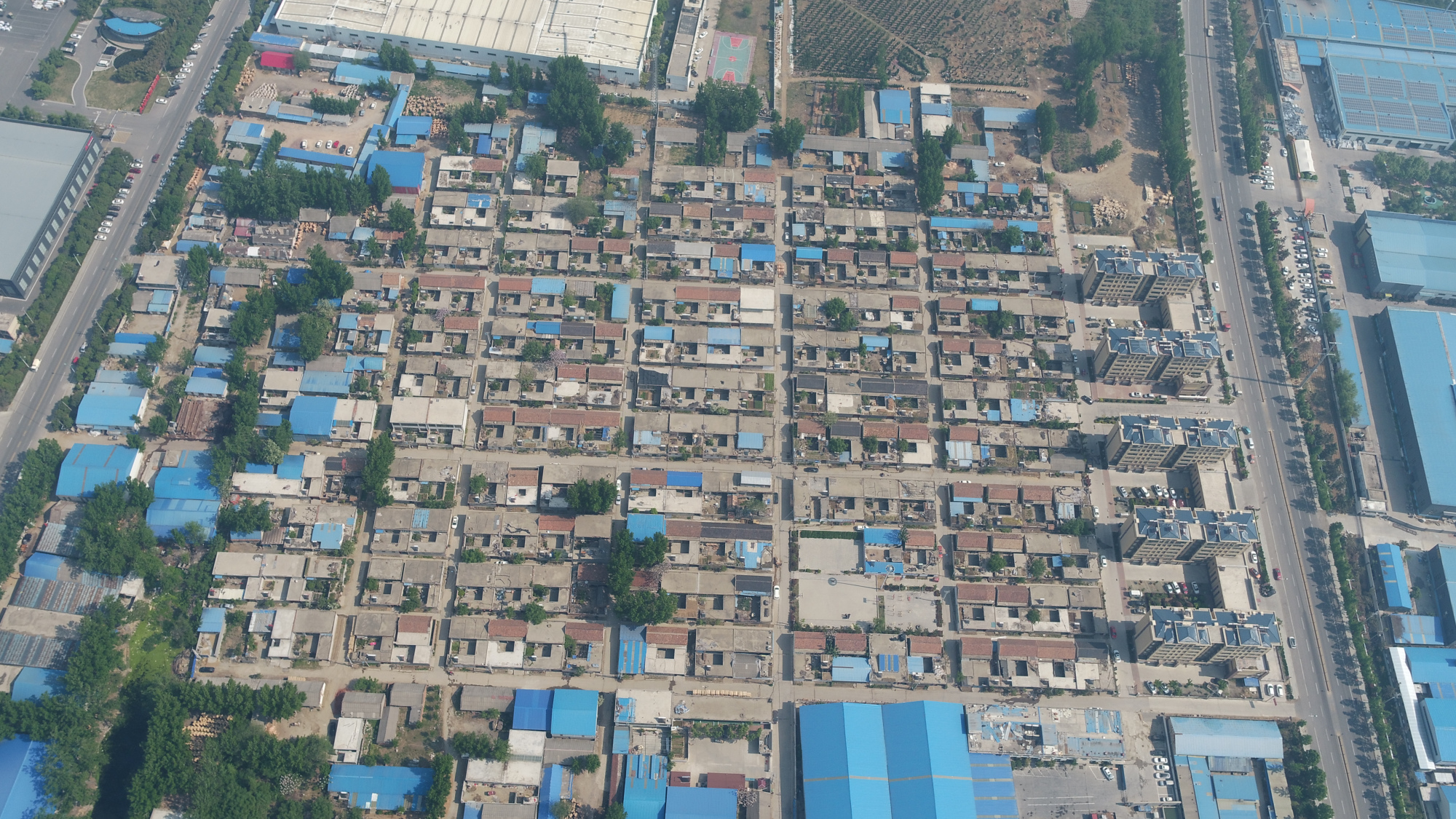 给力!费县探沂镇无人机助力第七次人口普查工作