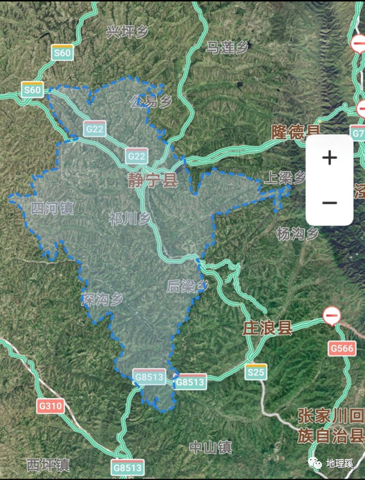 静宁县细巷镇地图图片